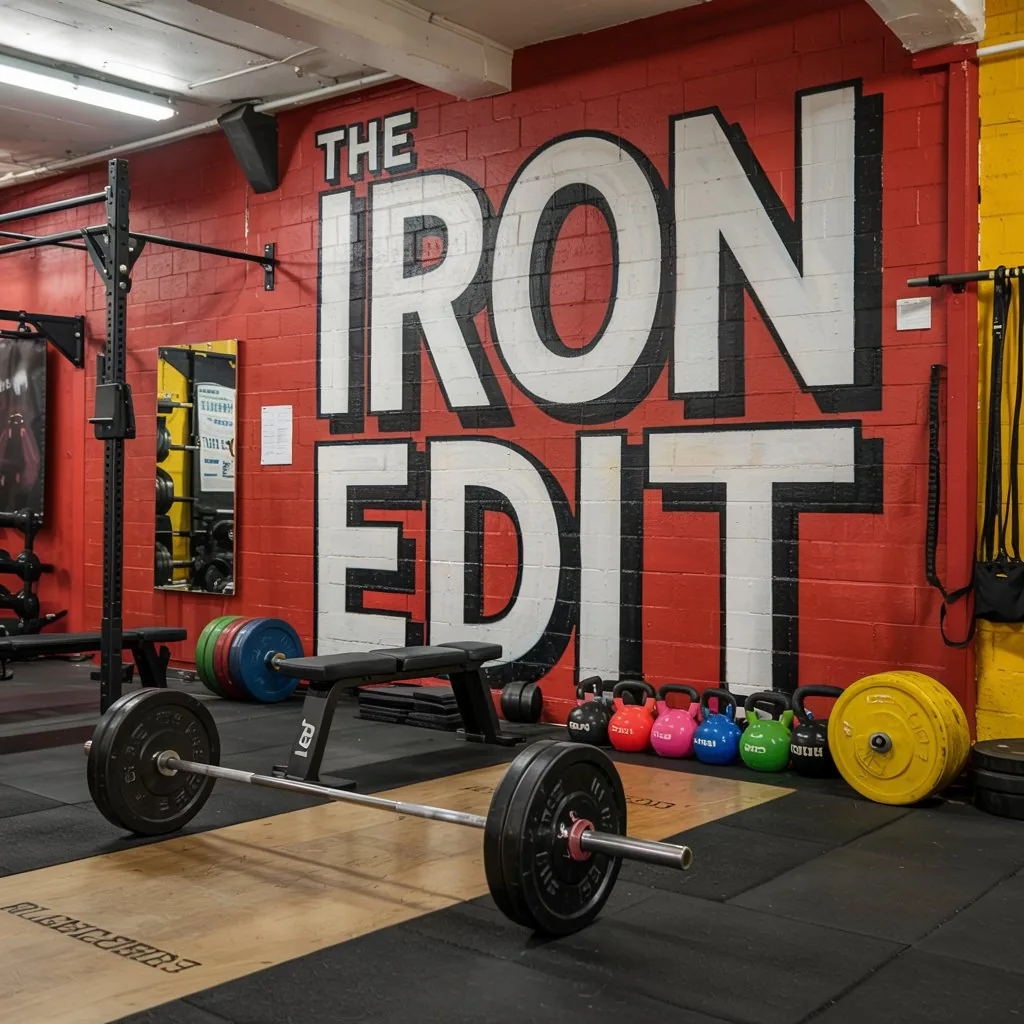 The Iron Edit coaching and gym visual